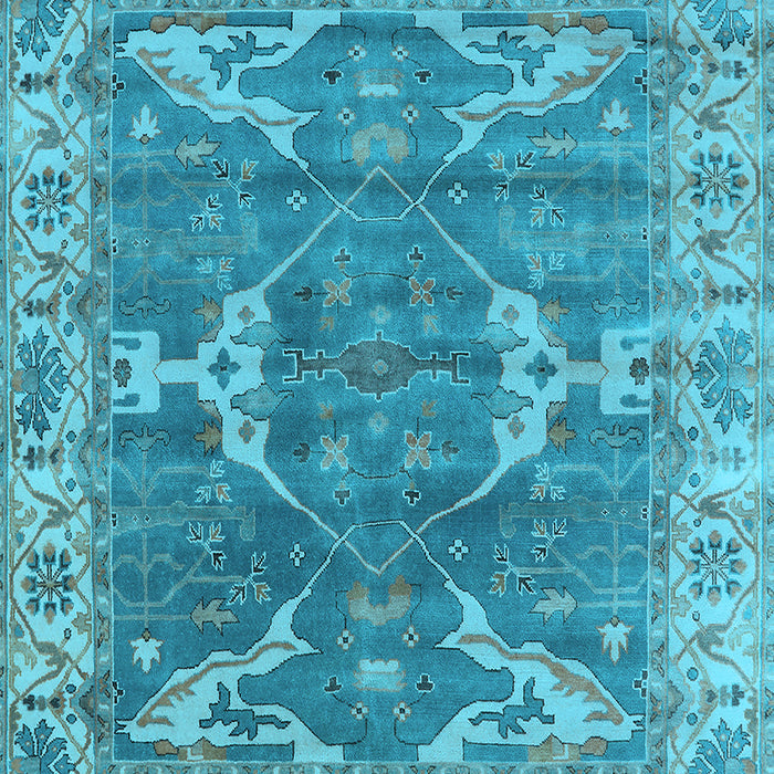 Oriental Light Blue Industrial Rug, urb1614lblu