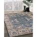Machine Washable Industrial Modern Cloudy Gray Rug in a Family Room, wshurb1614