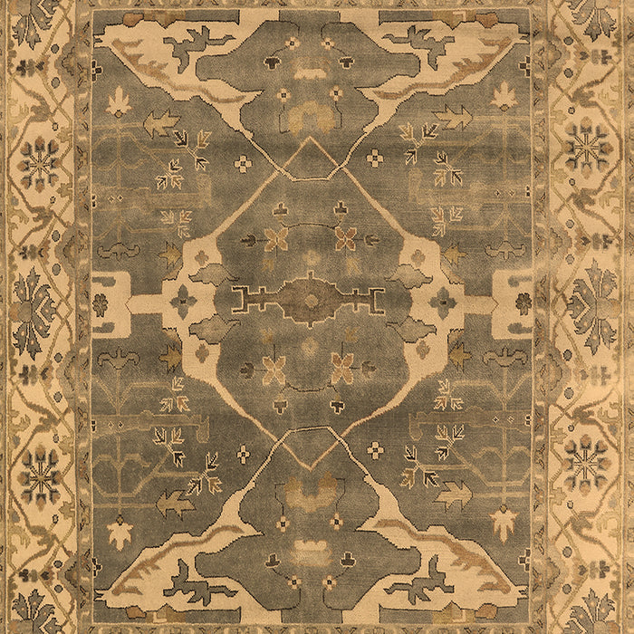 Oriental Brown Industrial Rug, urb1614brn