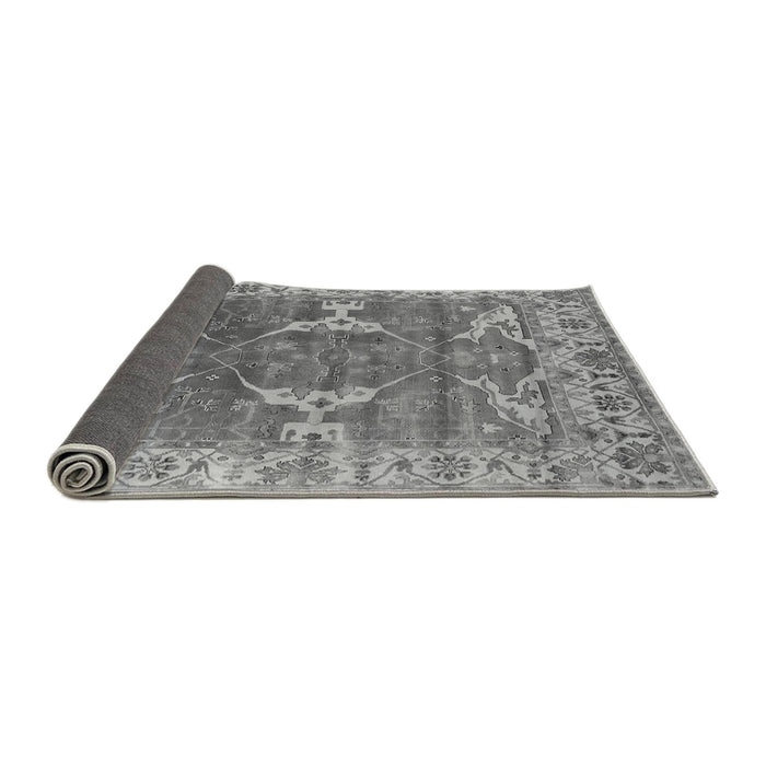 Sideview of Oriental Gray Industrial Rug, urb1614gry