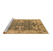 Sideview of Machine Washable Oriental Brown Industrial Rug, wshurb1615brn