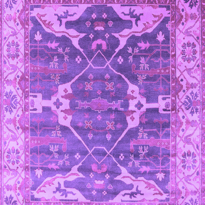 Machine Washable Oriental Purple Industrial Area Rugs, wshurb1615pur