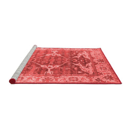 Industrial Red Washable Rugs