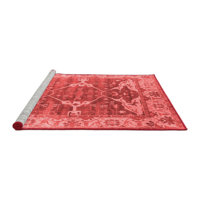 Industrial Red Washable Rugs