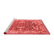 Industrial Red Washable Rugs