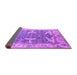 Sideview of Oriental Purple Industrial Rug, urb1615pur