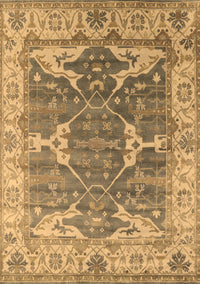 Oriental Brown Industrial Rug, urb1615brn