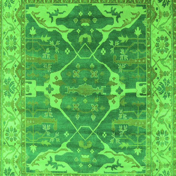 Oriental Green Industrial Rug, urb1615grn