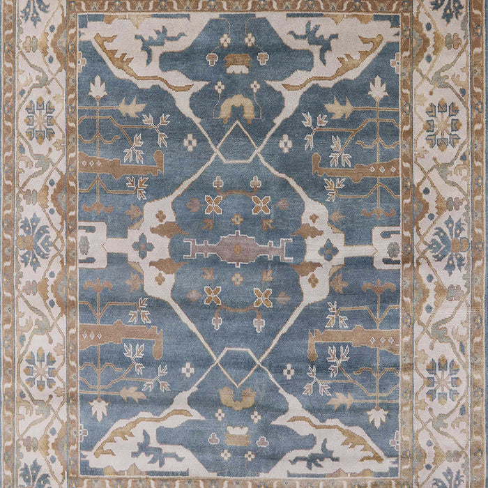 Mid-Century Modern Sandstone Brown Oriental Rug, urb1615