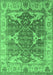 Oriental Emerald Green Industrial Rug, urb1615emgrn