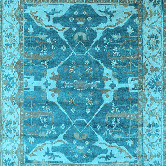 Oriental Light Blue Industrial Rug, urb1615lblu