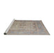 Sideview of Machine Washable Industrial Modern Rose Dust Purple Rug, wshurb1616