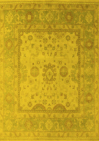 Oriental Yellow Industrial Rug, urb1616yw