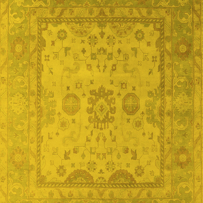 Oriental Yellow Industrial Rug, urb1616yw