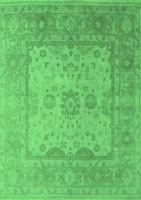 Oriental Emerald Green Industrial Rug, urb1616emgrn