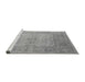 Sideview of Machine Washable Oriental Gray Industrial Rug, wshurb1616gry