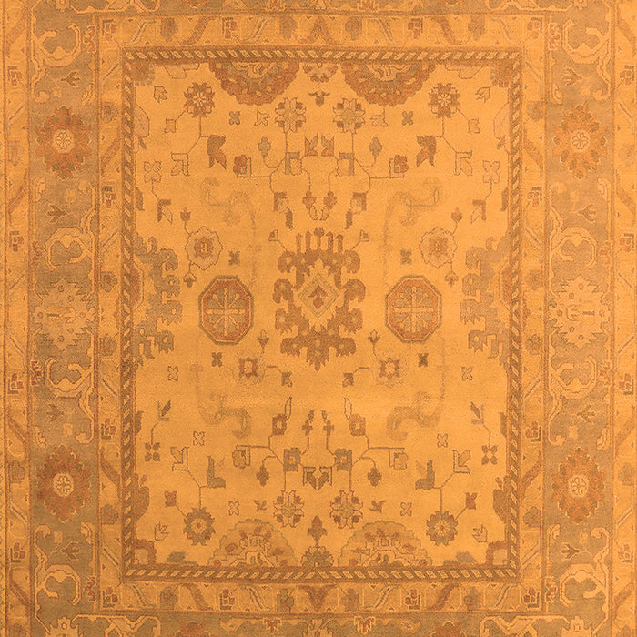 Machine Washable Oriental Orange Industrial Area Rugs, wshurb1616org