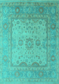 Oriental Turquoise Industrial Rug, urb1616turq