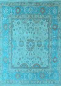 Oriental Light Blue Industrial Rug, urb1616lblu