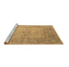 Sideview of Machine Washable Oriental Brown Industrial Rug, wshurb1616brn