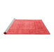 Industrial Red Washable Rugs