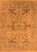 Machine Washable Oriental Orange Industrial Area Rugs, wshurb1617org