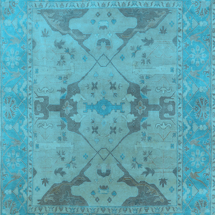 Oriental Light Blue Industrial Rug, urb1617lblu