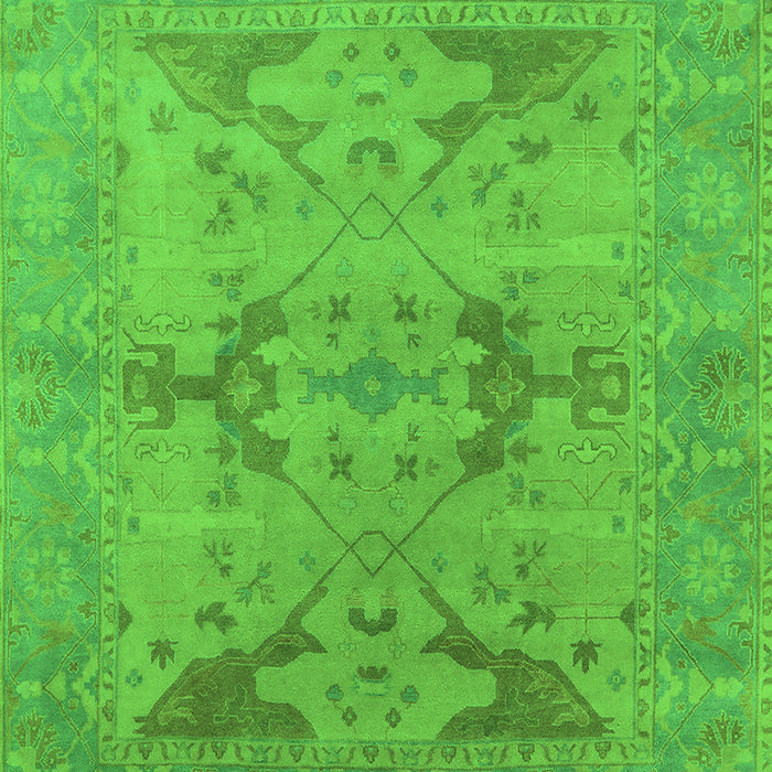 Oriental Green Industrial Rug, urb1617grn