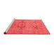 Industrial Red Washable Rugs