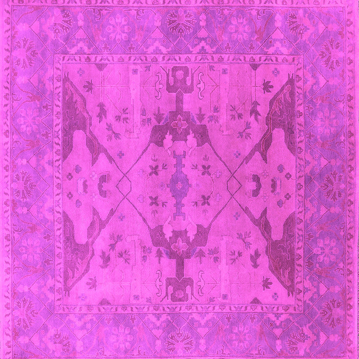 Square Oriental Pink Industrial Rug, urb1617pnk