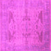 Square Oriental Pink Industrial Rug, urb1618pnk