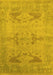 Oriental Yellow Industrial Rug, urb1618yw