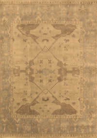 Oriental Brown Industrial Rug, urb1618brn