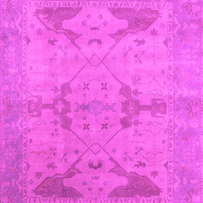Machine Washable Oriental Pink Industrial Rug, wshurb1618pnk