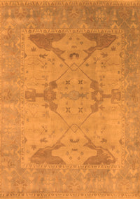 Oriental Orange Industrial Rug, urb1618org