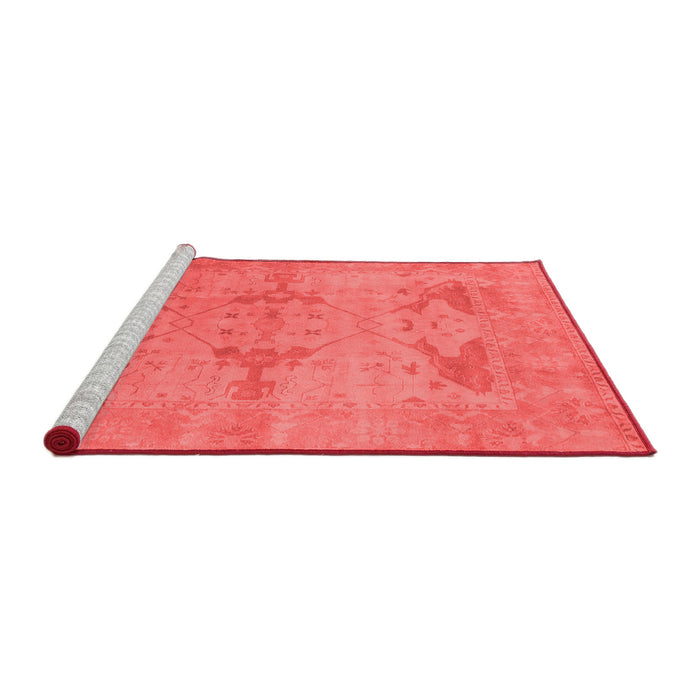 Industrial Red Washable Rugs