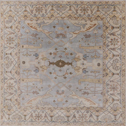 Square Machine Washable Industrial Modern Rose Dust Purple Rug, wshurb1619