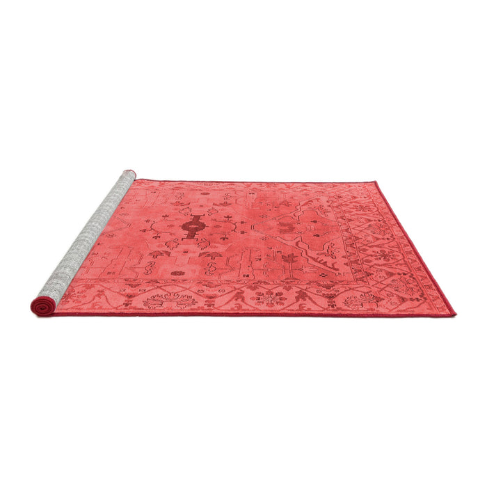 Industrial Red Washable Rugs