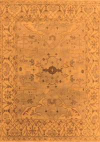 Oriental Orange Industrial Rug, urb1619org