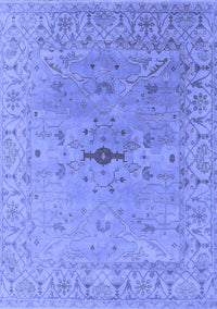 Oriental Blue Industrial Rug, urb1619blu