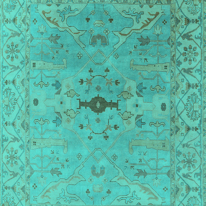 Oriental Turquoise Industrial Rug, urb1619turq