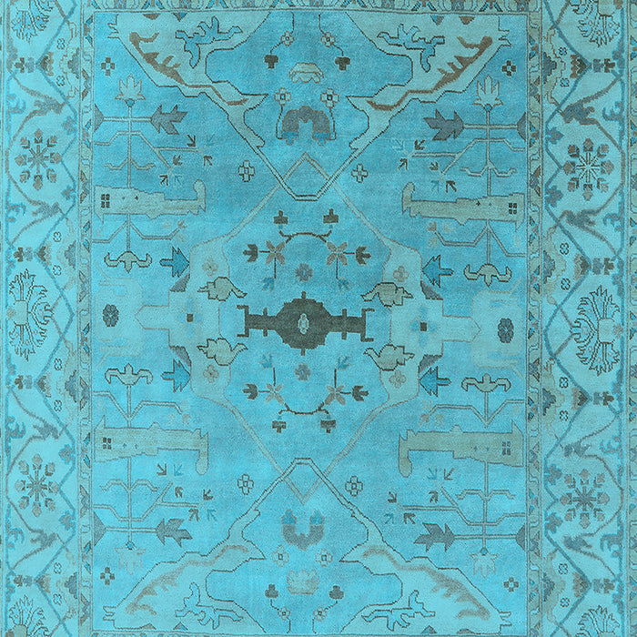 Oriental Light Blue Industrial Rug, urb1619lblu