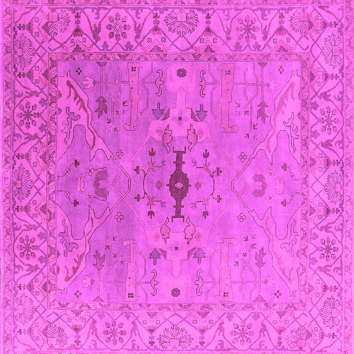 Square Oriental Pink Industrial Rug, urb1619pnk