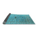 Sideview of Oriental Light Blue Industrial Rug, urb1619lblu