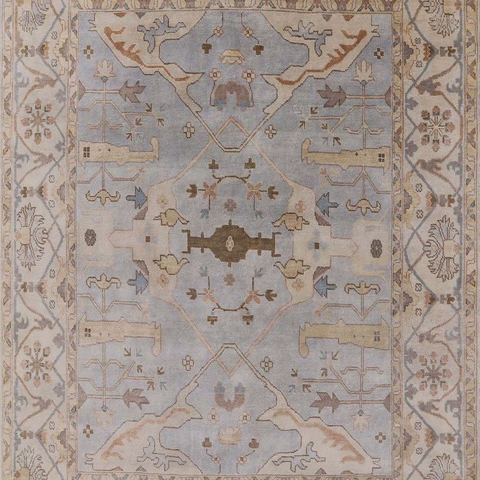 Mid-Century Modern Rose Purple Oriental Rug, urb1619