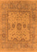 Machine Washable Oriental Orange Industrial Area Rugs, wshurb1620org