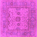 Square Oriental Pink Industrial Rug, urb1620pnk