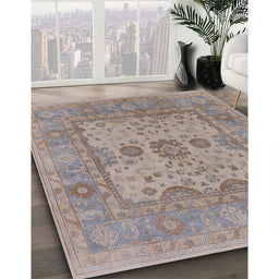 Machine Washable Industrial Modern Rose Dust Purple Rug in a Family Room, wshurb1620