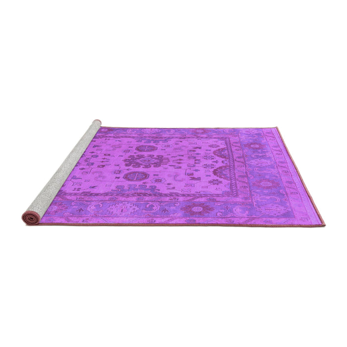 Sideview of Machine Washable Oriental Purple Industrial Area Rugs, wshurb1620pur