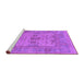 Sideview of Machine Washable Oriental Purple Industrial Area Rugs, wshurb1620pur